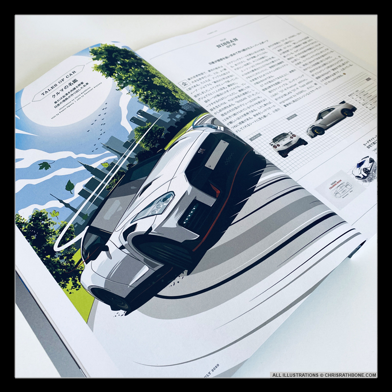 Forbes Tales of the Car Illustrations by Chris Rathbone