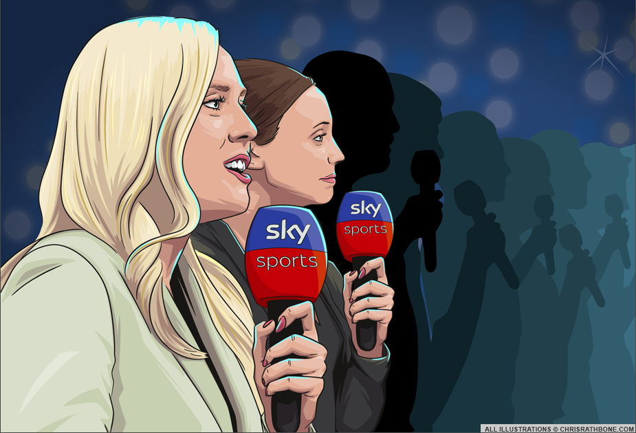 Sky Sports Darts Advert illustrations Illustrations by Chris Rathbone
