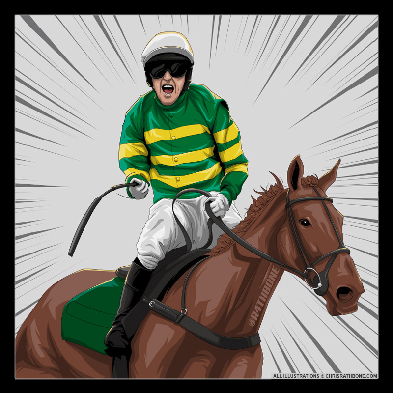 Grand National William Hill illustrations by Chris Rathbone