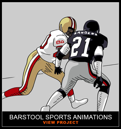 Barstool Sports Coach Prime Documentary animations by Chris Rathbone