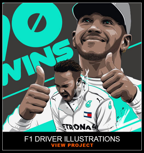 F1 illustrations by Chris Rathbone