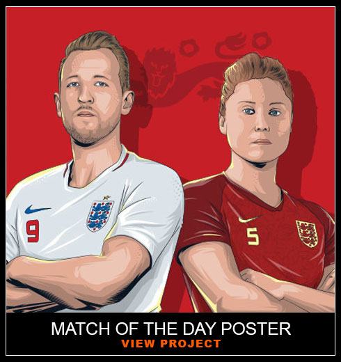 Match of the Day illustrations by Chris Rathbone