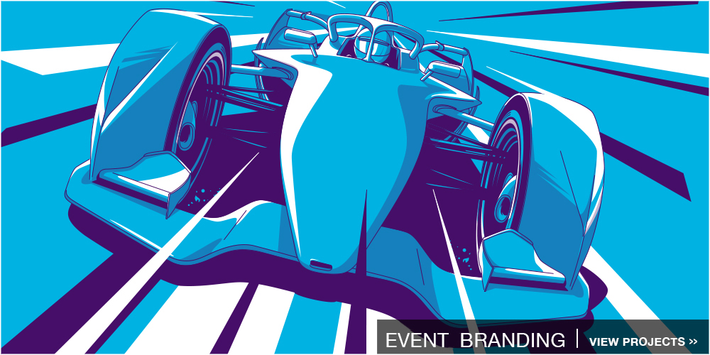 Events and branding by Chris Rathbone Illustration