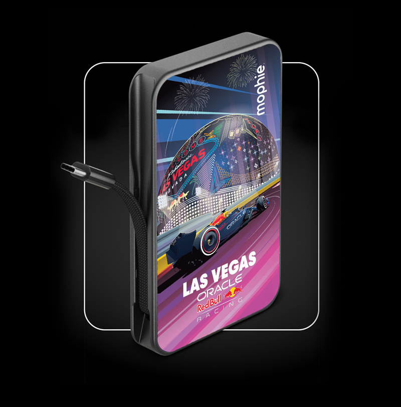 Mophie x Red Bull Racing Power Pack illustrations by Chris Rathbone