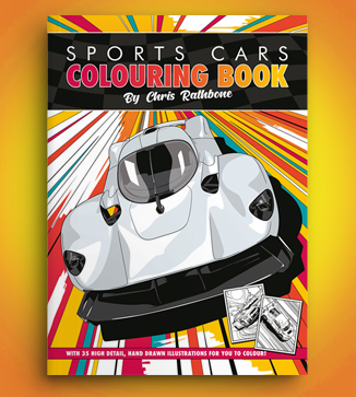 Sports Car Colouring Books by Chris Rathbone